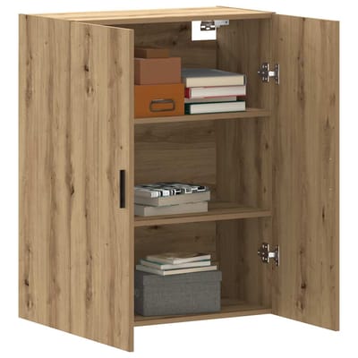 vidaXL - Bovenkast - 69,5x34x90 - cm - artisanaal - eikenkleurig