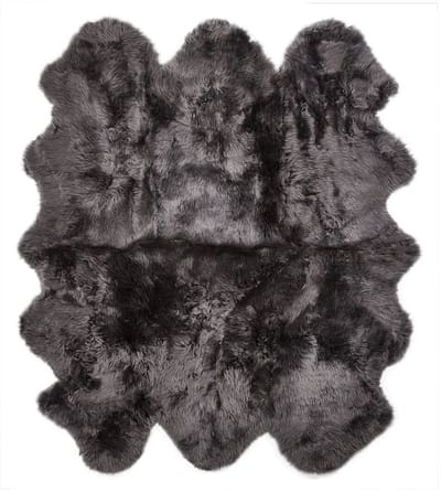 Natures Collection - Premium 6 dubbele Nieuw- Zeelandse schapenvacht - Langharig - Kleed 180x162 cm