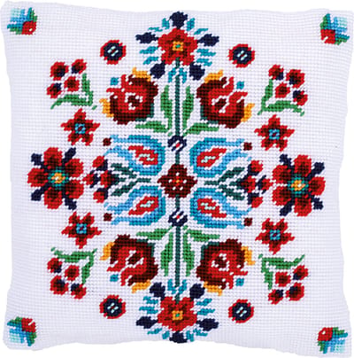 Vervaco - Penelope kussen kit - Folklore - PN-0168199 - Borduren - Borduurpakket - Borduurpakket volwassenen - Borduurpakket kind