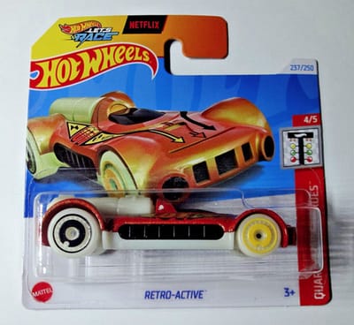 HOT WHEELS RETRO-ACTIVE 01 BROWN 237/250 HW QUARTER MILE HEROES 4/5 1:64 SHORT CARD 2024