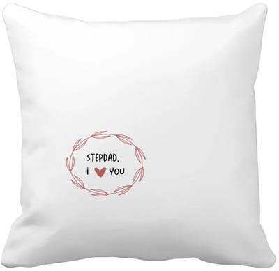 Akyol - stepdad i love you Kussen hoes - Papa - de liefste stiefvader - vader cadeautjes - vaderdag - verjaardagscadeau - verjaardag - cadeau - geschenk - kado - gift - vader artikelen - 40 bij 40 cm