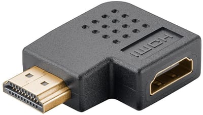 HDMI 2.1 Adapter - Haaks naar rechts - 8K 60Hz - Zwart