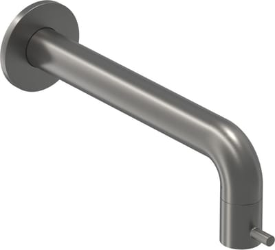 IVY Bond Fonteinkraan wandmodel 1/2"aansluiting, inkortbaar Geborsteld metal black PVD