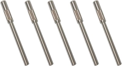 Nagelboor set - Manicure pedicure bits - Acryl nagels vijlen - Roestvrij staal - 5 stuks - Zilver