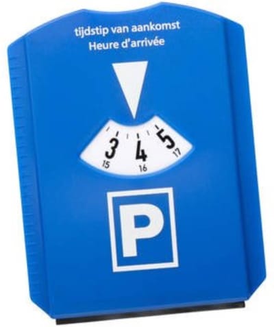 ProPlus Parkeerschijf met ijskrabber en winkelwagenmuntjes - 4-talig - 11,8 x 15,4 cm