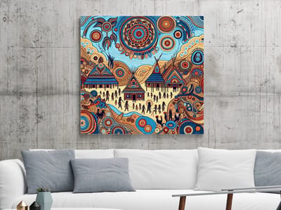 Kunstprint | Wanddecoratie | Dibond | 60 × 60 cm