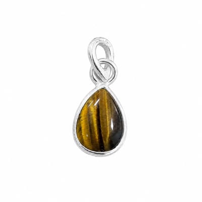House of Jewels - Tijgeroog Hanger - 925 Zilver