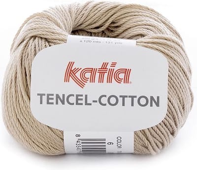 Katia Tencel-Cotton - 06 beige - Lyocell/Katoen Garen
