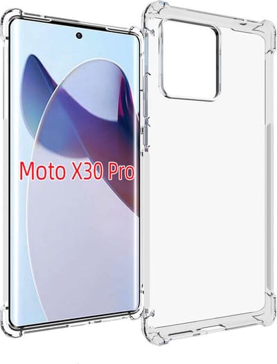 MobyDefend Hoesje - Geschikt voor Motorola Edge 30 Ultra - Transparante Shockproof TPU Backcover - Verstevigde Hoeken - Volledig Doorzichtig