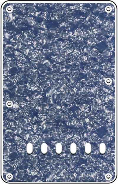 Boston BP-213-POB back plate, string spacing 11,2mm, 2 ply, standard Stallion, 86x138mm, pearl ocean blue