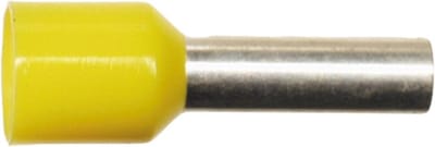 Adereindhuls Geel 6.0 mm² (100 stuks)