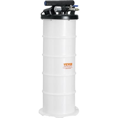 Extracteur de fluide, 1,74 gallon (6,5 Litres), Extracteur de Fluide par Vide Pneumatique/Manuel pour Vidange d'Huile avec Jauge et Tuyau d'Aspiration, Changement Extracteur d'Huile