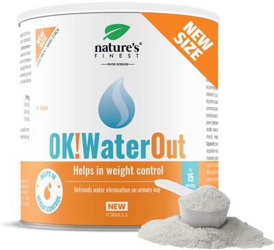 Nature's Finest OK!WaterOut - Formule met Brandnetelwortel, Vlierbes en Plantenextracten - Ananassmaak - Vegan - 150 g