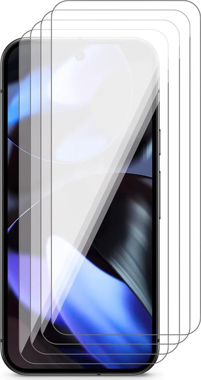 Screenprotector geschikt voor Google Pixel 9 / 9 Pro / 10 / 10 Pro - 4x Glas Screen Protector