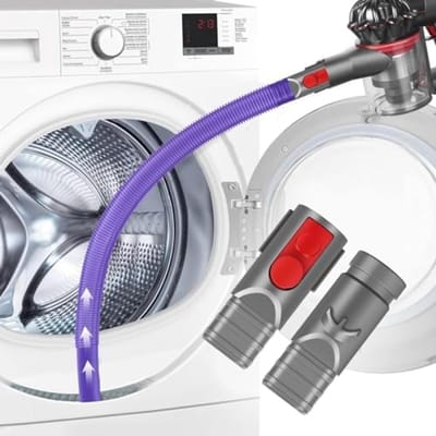 PromoHome Universeel Flexibel Spleetmondstuk Geschikt voor Dyson V15 V12 V11 V10 V8 V7 V6 - Lange 81 cm Flexibele Zuigmond voor Meubels, Auto's en Nauwe Ruimtes - Inclusief 2 Adapters