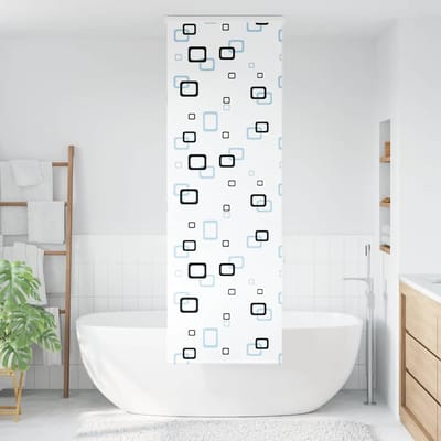 vidaXL - Doucherolgordijn - met - cassette - 80x240 - cm - stofbreedte - 76 - cm