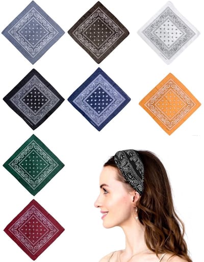 Dailygoods - Dameshaarband - Boho-hoofdband - Comfortabel en ademend - Meerkleurig - Sportaccessoires voor yoga - Ideaal voor elke gelegenheid