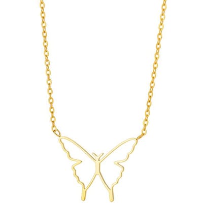 Collier Pendentif Fleur de Lotus en Acier Inoxydable Pour Femmes Couleur Or Chaîne Clavicule Cou Bijoux Tendance Accessoires Dame 45cm beige