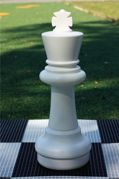 Schaakstuk, Koning 64 cm, Wit
