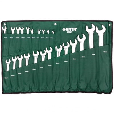 Sata ST09027SJ - Ringsleutelset - 23-delig - Chroom-vanadiumstaal - 6-32 mm