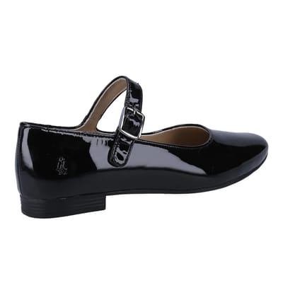 Hush Puppies Dames Melissa Leren Mary Janes (Zwart Lak)