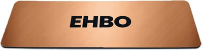 Deurbordje Brons/Koper-look met tekst ehbo - Formaat 150 x 50 mm x 1,6 mm - Zelfklevend | Luxe uitstraling | Geborstelde Koper/Brons toplaag | Gratis Verzending | Decoporta