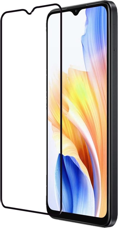 Screenprotector - Geschikt voor OPPO A18 - Full Cover - Beschermglas - Gehard Glas - Tempered Glass - Screen Protector