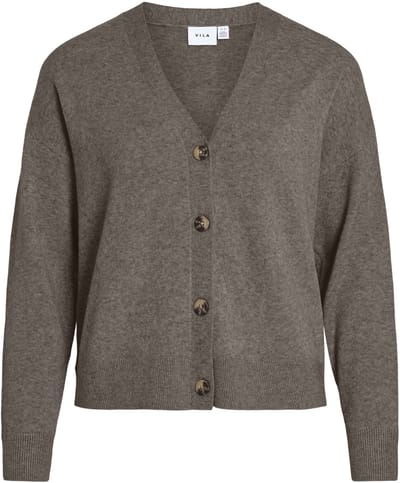 VILA - VIRIL V-NECK KNIT CARDIGAN - NOOS - Dames - Cardigans