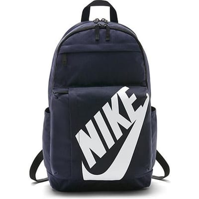 Nike Elemental Rugzak Minimalistische Mode Sport Casual Iconische Print Unisex Rugzak Blauw BA5381-451 Blue