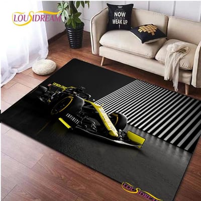 Raceauto Patroon Kleed voor Slaapkamer Woonkamer Tapijt voor Keuken Vloermatten Huisdecoratie Alfombra Kinderspel Antislip Vloerkussen Kleed 80*160cm