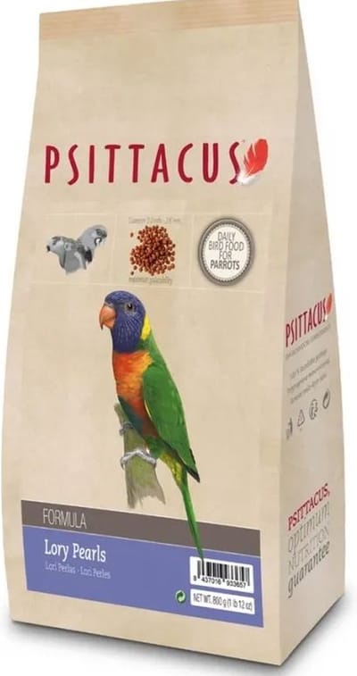 Psittacus Lori pellet 800gr - lori voer-lory pellet -