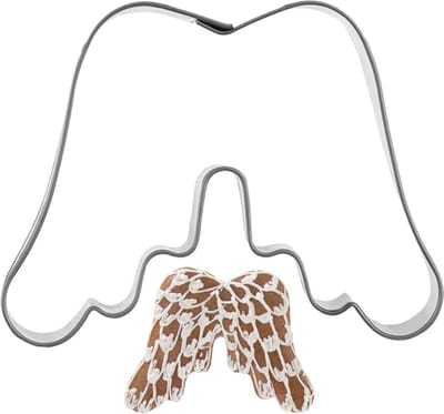 Koekjessnijder Edelstaal Vleugels 11 cm - Vormen - Uitsteekvorm - Cookie - Cutter - Uitsteekvormpjes - Koekjes - Bakken