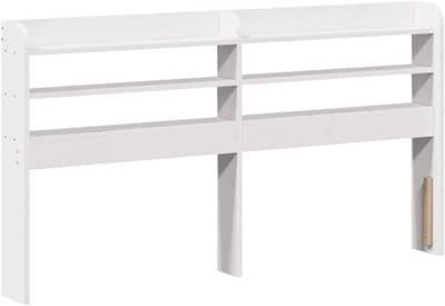 Hoofdbord met Opslagplanken 120 cm Breed Hout