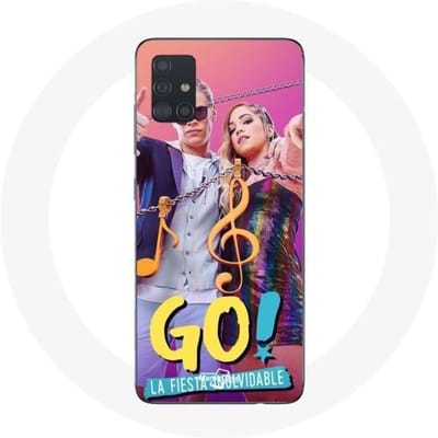 Samsung Galaxy A51 hoesje Achtervolg je dromen Mía Cáceres en Juanma Portolesi Go! Lang leve je Manera