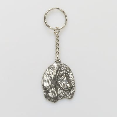 Sleutelhanger Afghaanse Windhond - Hondensleutelhanger - Cadeau Hondenliefhebber - Unieke serie - Compact, stijlvol en gedetailleerd
