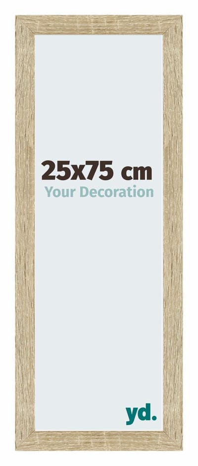 Your Decoration - Fotolijst 25x75 cm - MDF - Sonoma Eiken - Mura