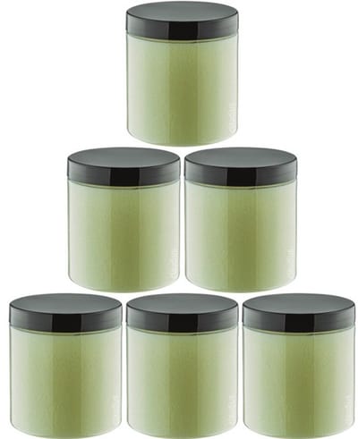 Scrubzout Zen Moment 300 gram - Pot met zwarte deksel - set van 6 stuks - Hydraterende Lichaamsscrub
