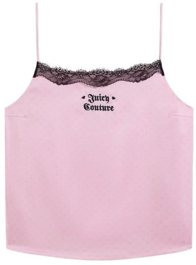 Juicy Couture Juicy Couture Lace Trime Square Neck Vest & Short Set - Maat XL