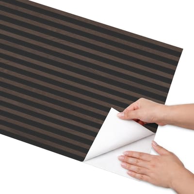 Coloray Meubel Wrap Folie - Bruin Meubelfolie - 50x100 cm - Meubel Wrap Folie Houten pionnen - Plakfolie Meubels - Minimalist Meubelfolie - Decoratiefolie Zelfklevend - Slaapkamer decoratie - Texturen