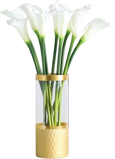 Valse Bloem Calla - Kunstboeket Vaas - Decoratieve Aanvulling - Levensechte Simulatie - 62 cm Lengte - Meerdere Kleuren