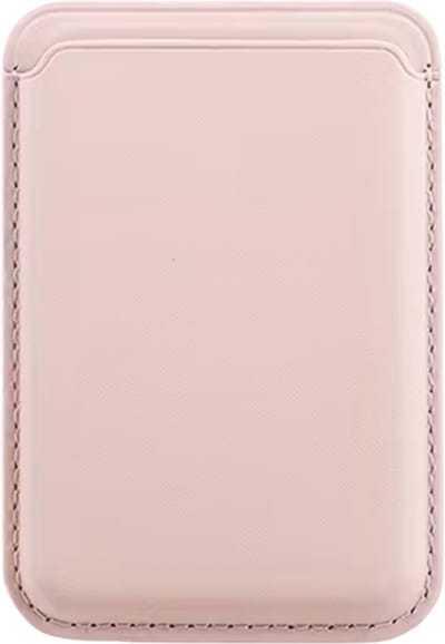 Magnetische Pasjeshouder voor Telefoon – Geschikt voor MagSafe – Wallet voor 2–3 Pasjes – PU Leer – Roze