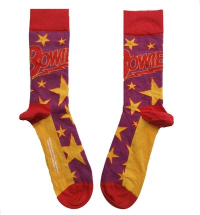 David Bowie - Stars Infill Sokken - EU 40-45 - Multicolours