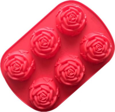 Siliconen Bakvorm Rozen -bakvorm bloemen - Cupcakes Muffin  siliconen bloemen bakvorm-siliconen chocolade bloemen