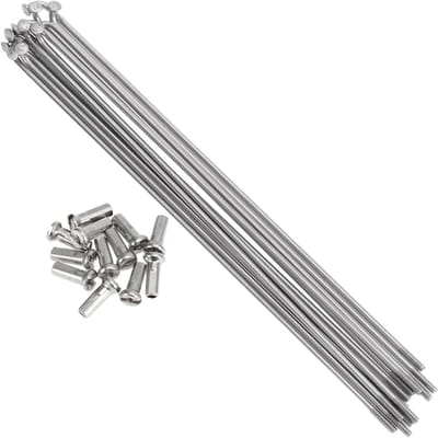 12 Set 14G Fietsspaken 157mm RVS Fietswiel Spaken voor Duurzame Fietsreparatie en Vervanging