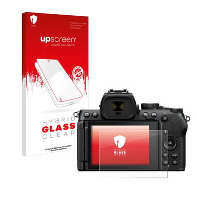upscreen - Screenprotector voor Nikon Z50 II - Folie Beschermfolie Beschermglas transparant
