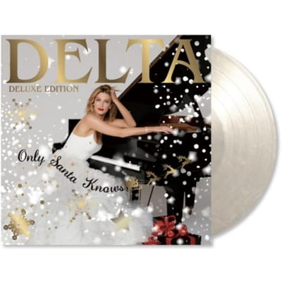 Only Santa Knows Deluxe Edition -Snowy White Marbled Vinyl- - Delta Goodrem