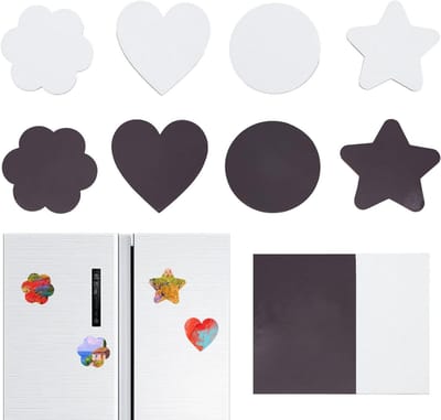 EGoods - Magnetische schilderwanden voor koelkast - Set van 10 stuks - Mini-canvasplaten voor kunst, kleuren en knutselen