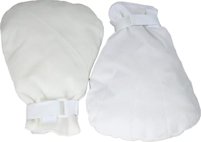 OBBOmed - bescherm handschoenen - beschermd handen bij verwondingen of aandoeningen - per paar - kleur wit - MB 1290N