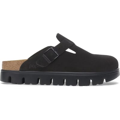 Damesklompen Papillio Boston Chunky Suede Leather