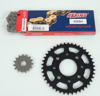 axring kettingset voor motor bullit 125 hunt 2015 tot 2018 15x42 p 428 al 58mm nieuw